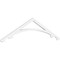 Ekena Millwork Pitch Legacy Architectural Grade PVC Gable Pediment, 60"W x 15"H x 1"P (6/12) GPP060X015X100LEG - alternate 1